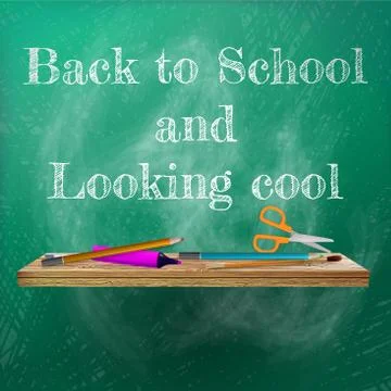 Welcome back to school template design. plus EPS10 Stock Illustration