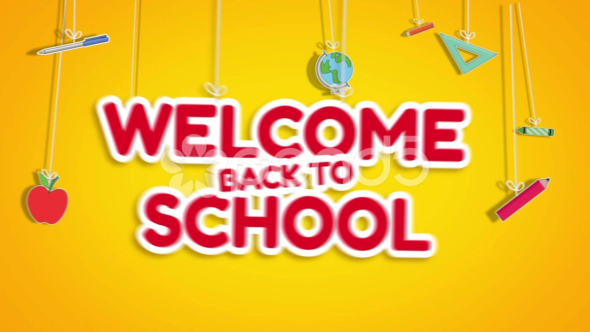 Welcome Back to School Video Template