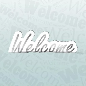 Welcome background 스톡 일러스트