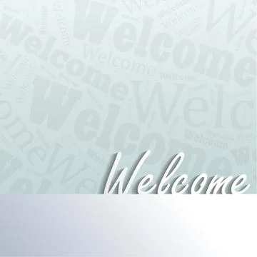 Welcome background Stock-Illustration