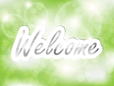 Welcome background Stock-Illustration