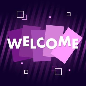 Welcome Banner Stock Illustration