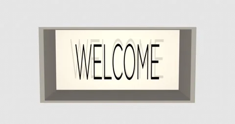 Welcome Box 01-alpha Stock Footage 232374700