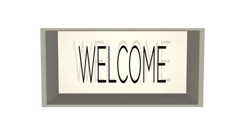 Welcome Box 01 Stock Footage 230641496