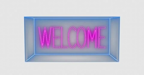 Welcome Box 02-alpha Stock Footage 233895107