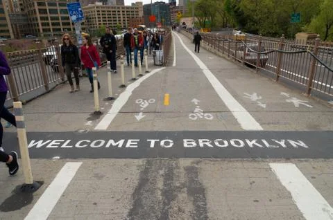 Welcome to brooklyn Foto stock
