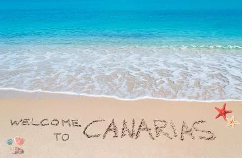 Welcome to canarias イラスト素材