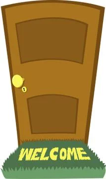 Welcome carpet Stock Illustration