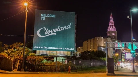 Welcome to Cleveland Timelapse Vidéo 83601778