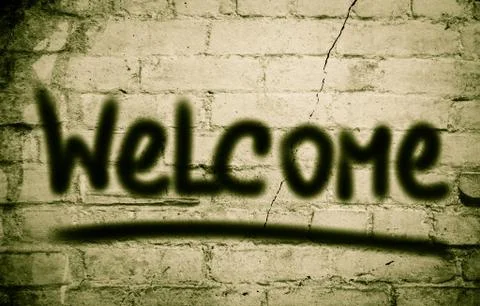 Welcome Concept Illustrazione stock
