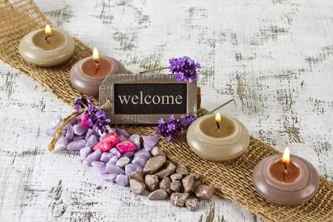 Welcome concept Foto stock