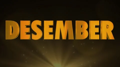 Welcome december with joy through our engaging video Stock Footage 319010871