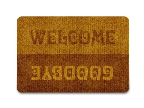 Welcome doormat Stock Photos