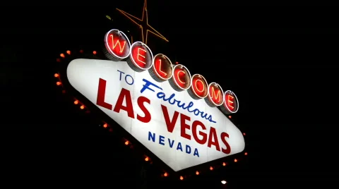 Welcome to Fabulous Las Vegas 1570 Stock Footage