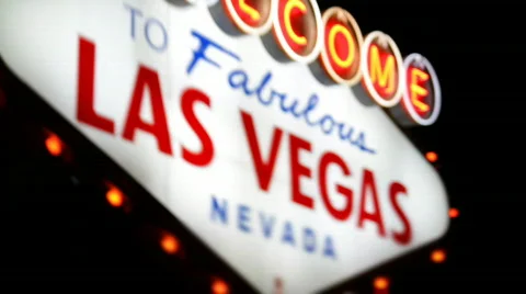 Welcome to Fabulous Las Vegas 1574 Stock Footage