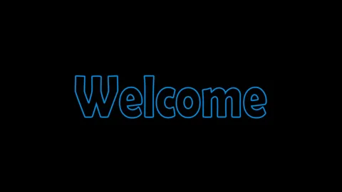 WELCOME Stock Footage 294900336