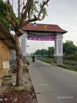Welcome gate Stock Photos