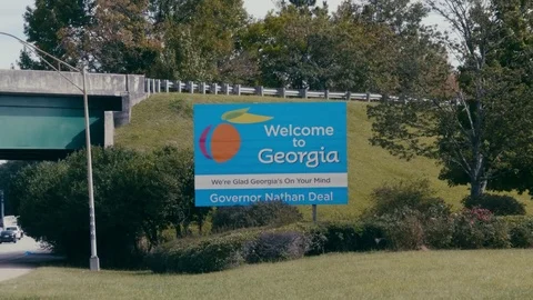 Welcome To Georgia 4k Stock Footage 82967619