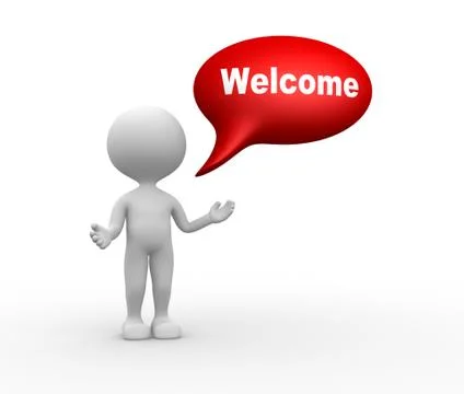 Welcome gesture Stock Illustration