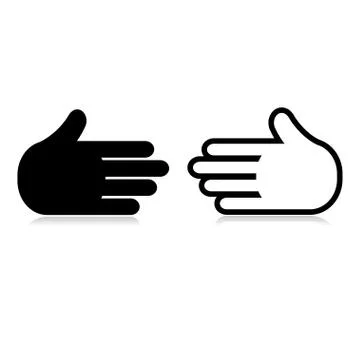 Welcome gesture Stock Illustration