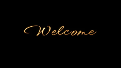 WELCOME GOLD Stock Footage 294905797