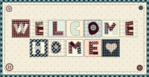 Welcome Home Stock Illustration