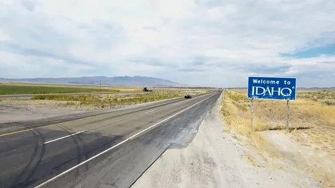 Welcome to idaho Stock Footage 69208957