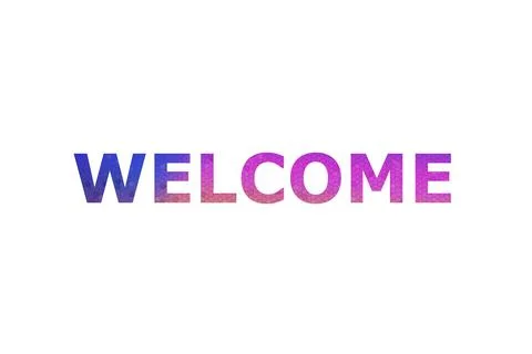 WELCOME Stock Illustration