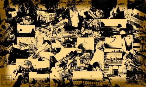 Welcome to jerusalem background Stock Photos