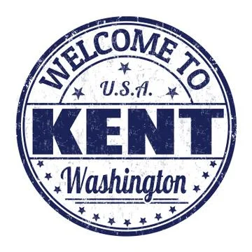 Welcome to Kent stamp Stock Illustration
