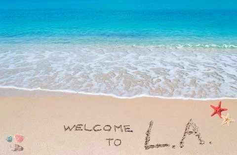 Welcome to l.a. 스톡 일러스트