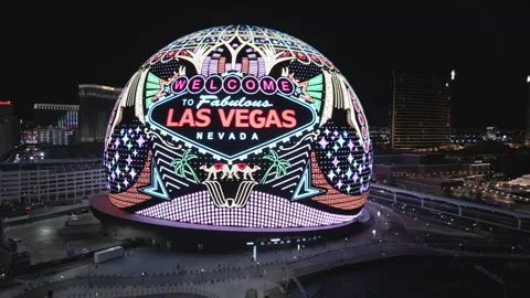Welcome to Las Vegas digitized Stock Footage 287492728