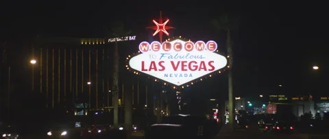 Welcome to Las Vegas Stock Footage 44265885