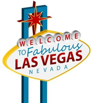 Welcome to las vegas sign Stock Illustration