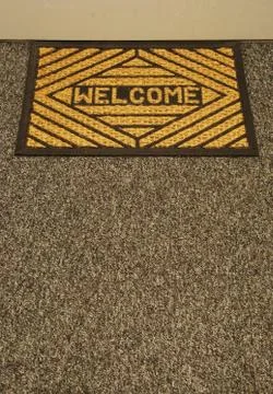 Welcome mat Stock Photos