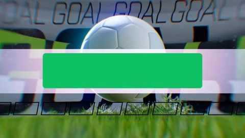 Welcome message on artificial turf with vibrant text overlay for sports intro Stock-Footage 337357864