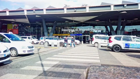 Welcome to Naples Central: Exploring the Iconic Railway Station Video stock 270314170