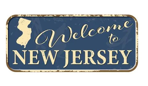 Welcome to New Jersey Illustrazione stock