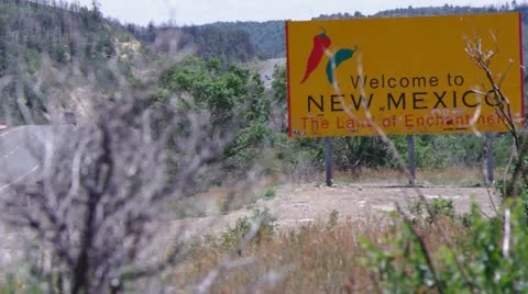 Welcome to New Mexico Video stock 11346517