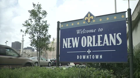 Welcome to New Orleans Stock Footage 1050464