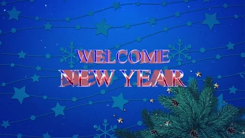 WELCOME NEW YEAR 2026 Stock Footage 320956009