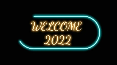 Welcome New year animation Stock Footage 165807512