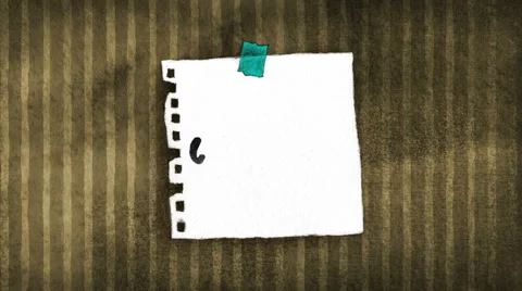 Welcome Note on a wall 動画素材 68519704