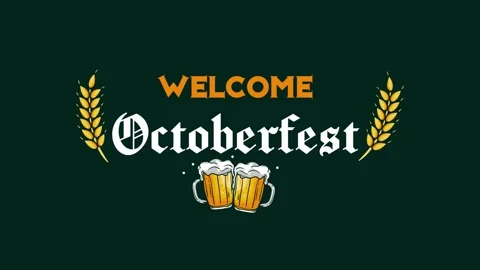 Welcome Octoberfest Stock Footage 159545574