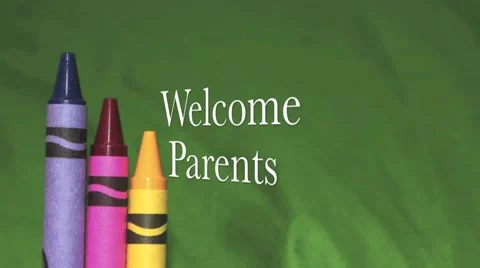 Welcome Parents Stock Footage