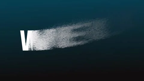 Welcome Particle Text Animation, After Effects Template Stock Footage 313286448