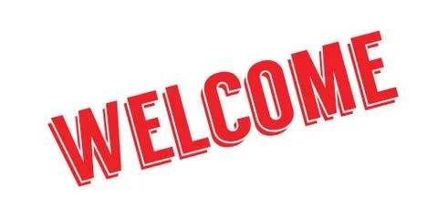 Welcome rubber stamp Stock Illustration