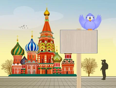 Welcome to Russia Stock Illustration