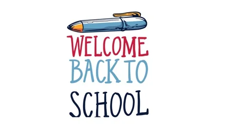 Welcome to School Animation Background for Students Stock Footage 316276658