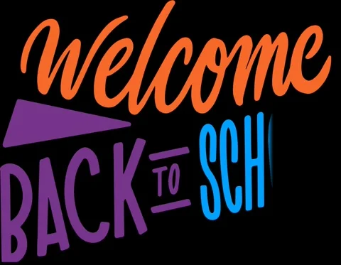 Welcome to School Poster Vector Stock Footage 316276698